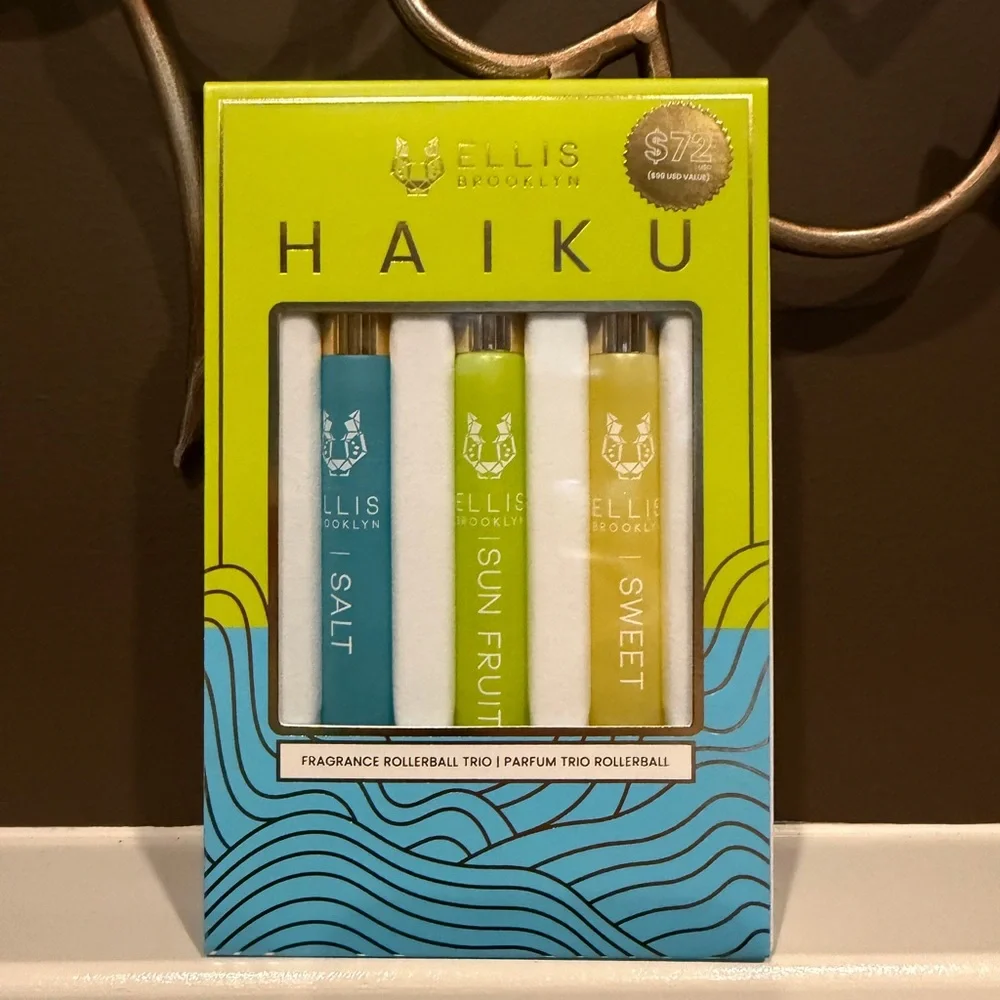 Ellis Brooklyn Haiku Fragrance Perfume Rollerball Trio Set - Picture 8 of 12